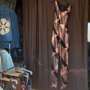 Pink and black fully lined Body Suite